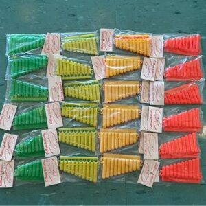 24 vintage whistle toys from 1960’s dime store new old stock